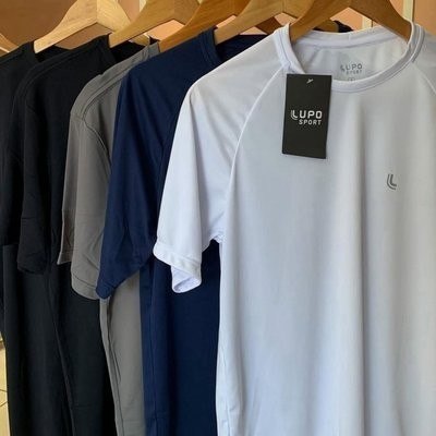 Camiseta Esportiva Lupo Masculina Dry Academia Confortável