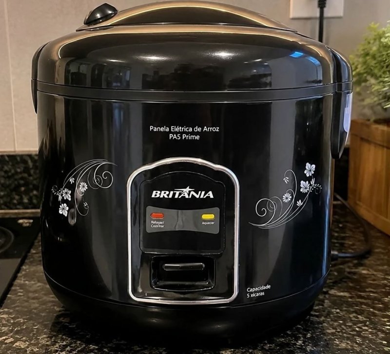 Panela De Arroz Britânia Pa5 Prime Preta