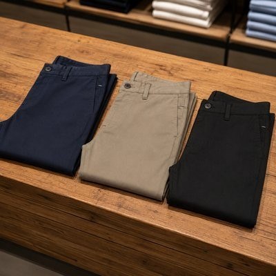 Calça Masculina Slim Ogochi Bolso Faca Estilo Social Casual