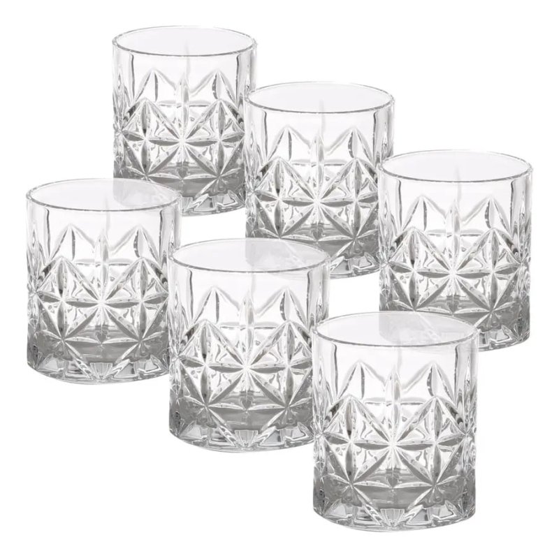 Jogo com 6 Copos Baixos 325ml