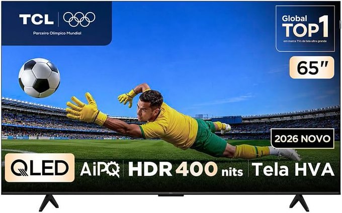 Smart TV 65" QLED 4K TCL 65P7L (120Hz)