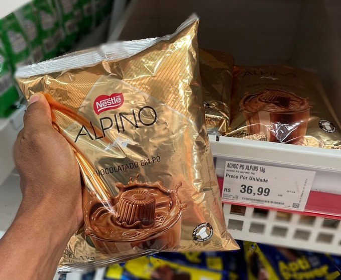 Brigadeiro Gourmet com Achocolatado ALPINO 1Kg + Frete Grátis