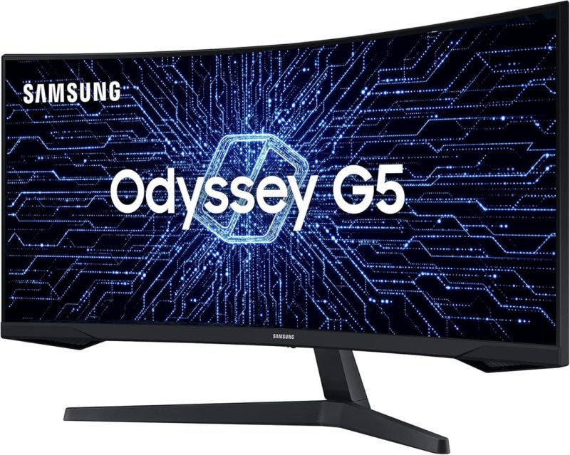 Monitor Gamer Curvo Samsung Odyssey 34’’, Ultra WQHD, 165Hz, 1ms