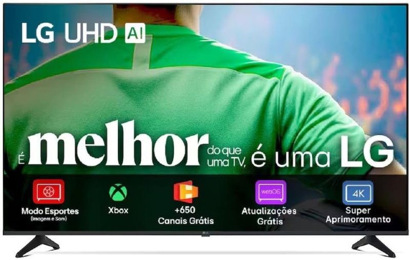 Smart Tv LG UHD AI 4K 43 polegadas