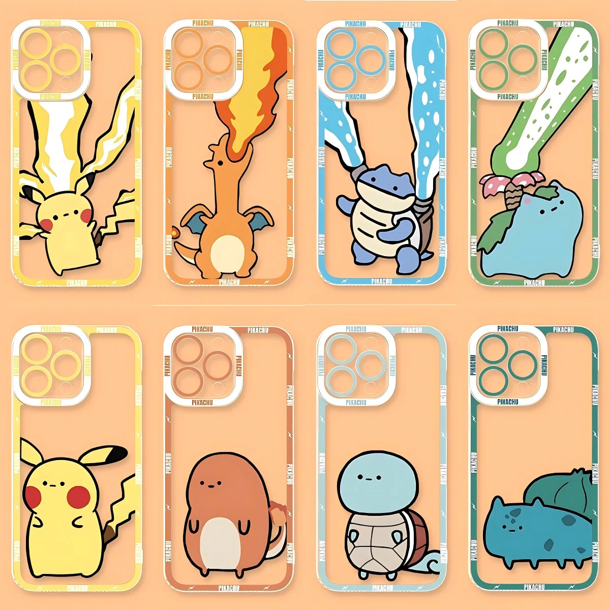 Case para Iphone Pokémon Cartoon