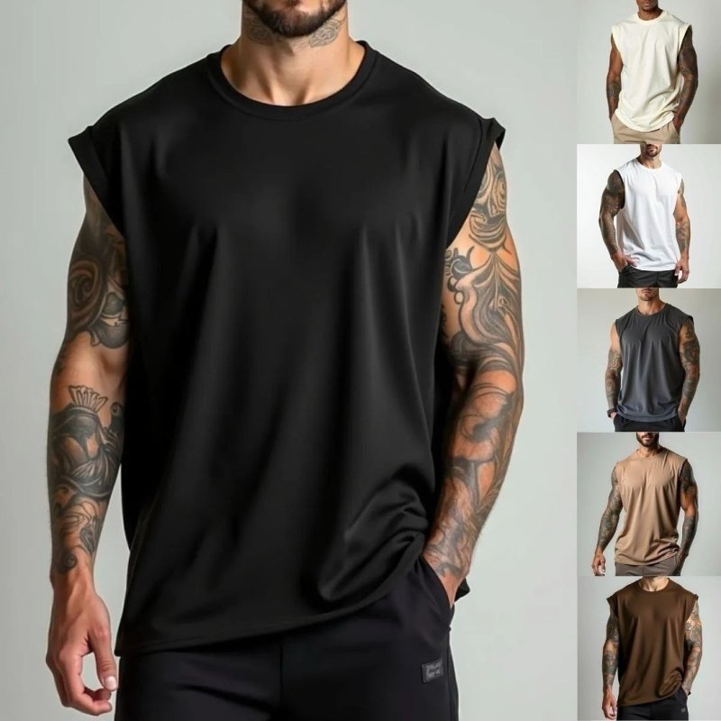 Regata Masculina Oversized Machão Muscle 100% Algodão