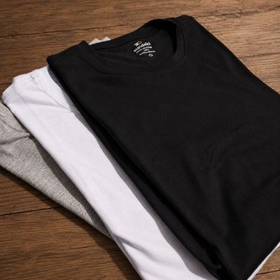 Kit 3 Camisetas Algodão Dia Dia Sandrini Básica Conforto