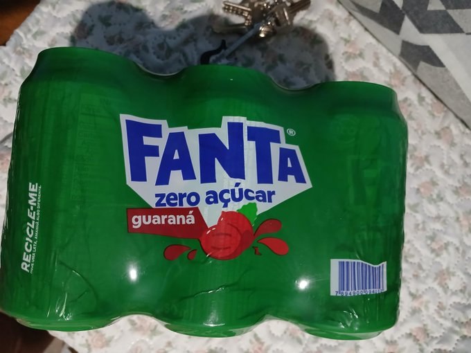 Pack de Fanta uaraná Zero 350ml 6 Unidades + Frete Grátis