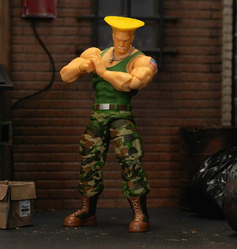 Jada Toys Street Fighter II Guile Figura de Ação Escala 1:12