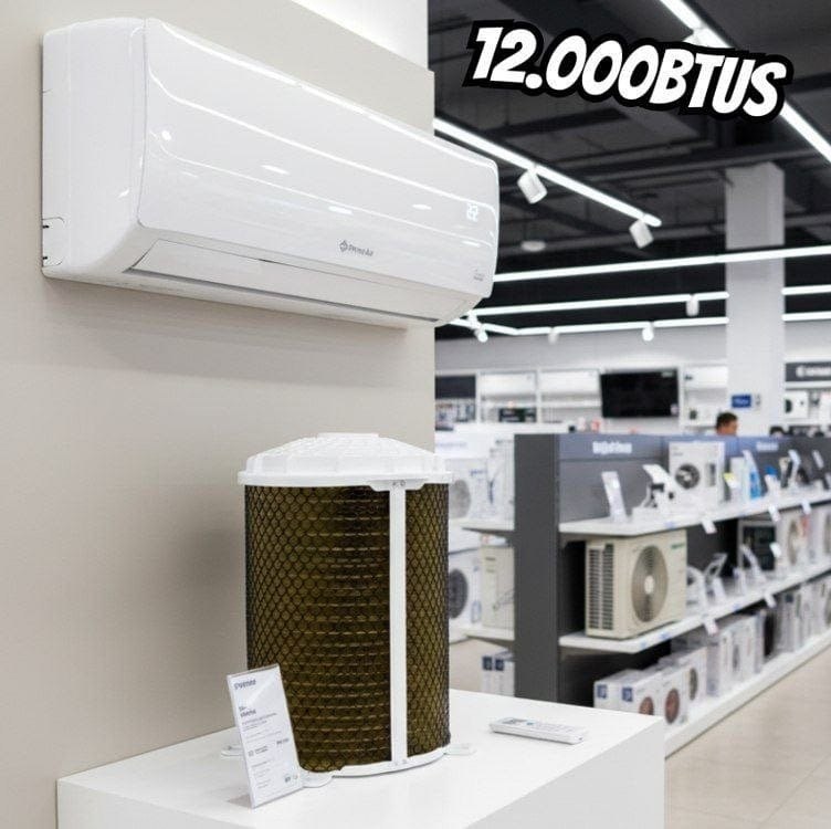 Ar-condicionado Split Inverter 12000 BTU/h Prime Air F 12FC Cor Branco 220v