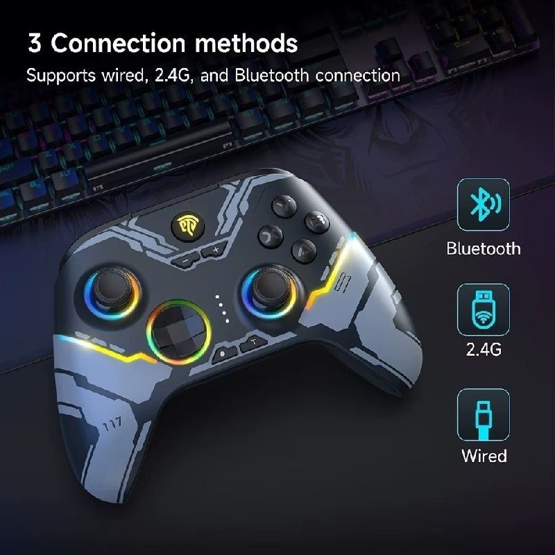 Controle Sem Fio EasySMX X15 Hall Effect