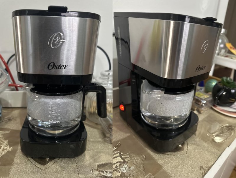Cafeteira Oster Inox Compacta 0,7L OCAF300-127