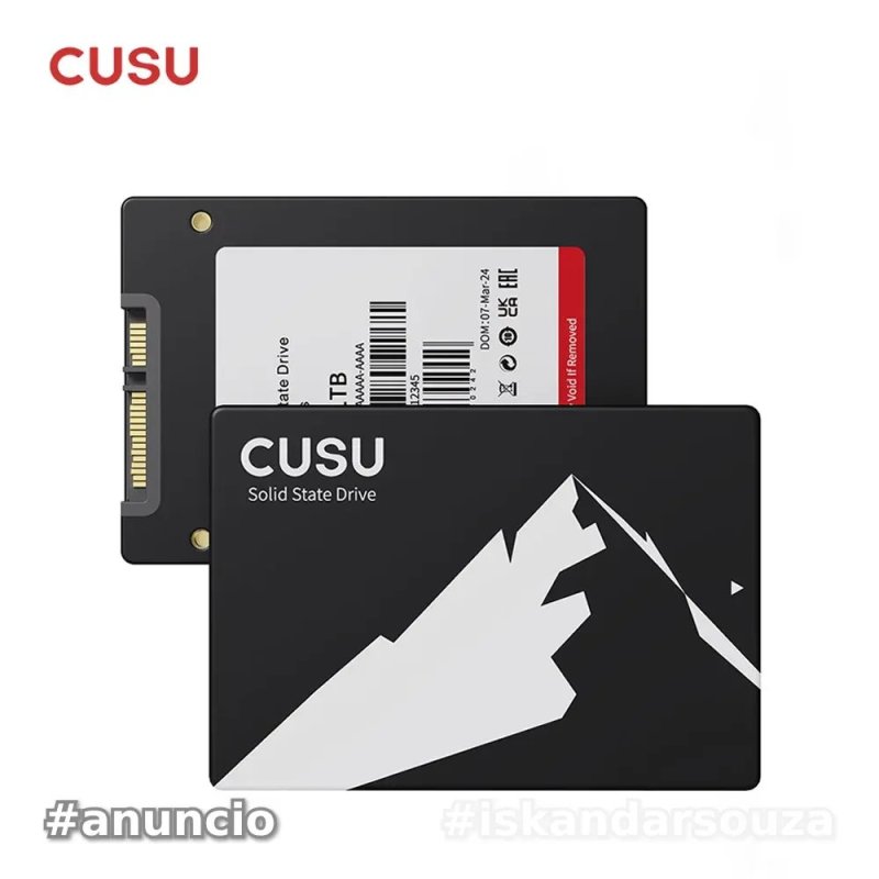 SSD CUSU Sata III 2,5 - 1TB / 480GB / 240GB