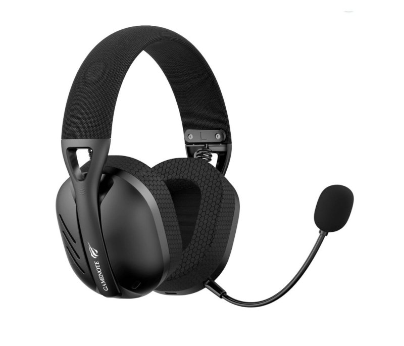 Havit Fone de Ouvido Headset Gamer Fuxi-H3 Black Com Fio e Sem Fio, Wireless 2,4GHz, Bluetooth, Cabo USB-C