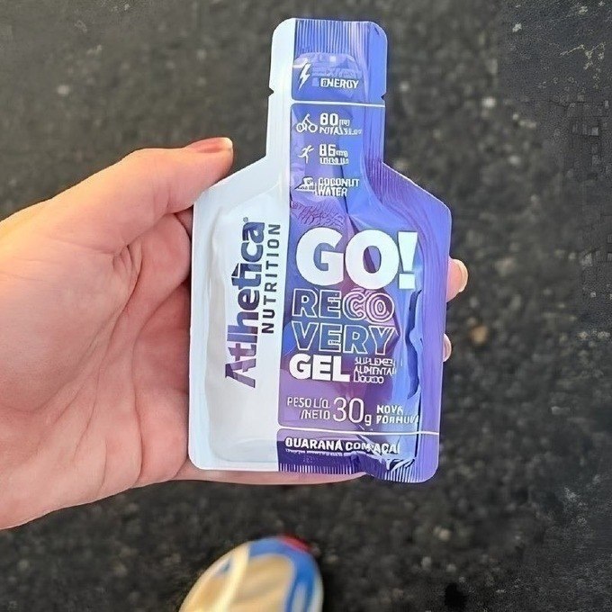 Go Energy Gel (10 Sachês) - Sabor Guaraná e Açai, Atlhetica Nutrition