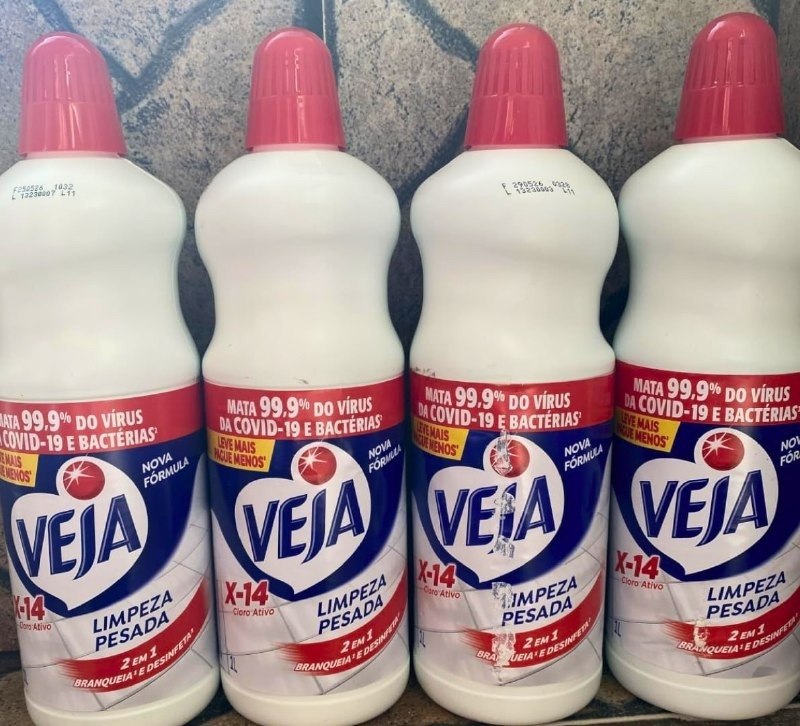 Limpador para Limpeza Pesada Cloro Ativo 2 em 1 - 1L
