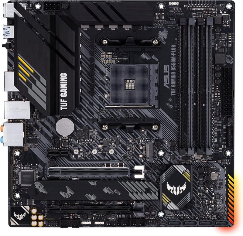 Placa-Mãe ASUS TUF Gaming B550M-PLUS AM4 mATX