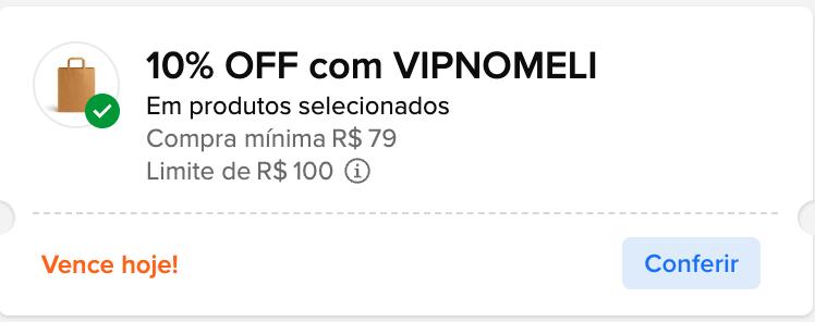 CUPOM MERCADO LIVRE - 10% OFF