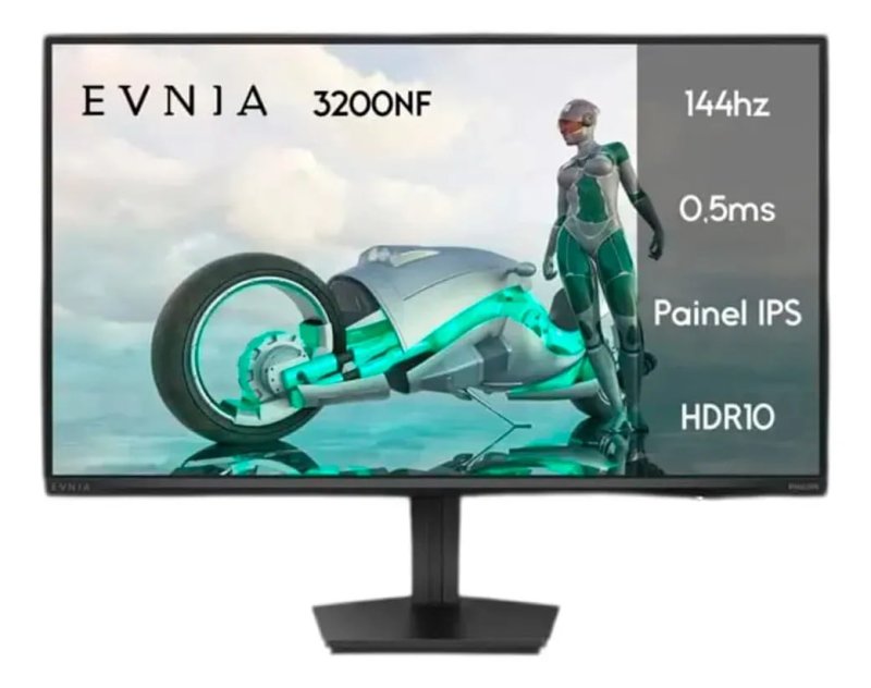 Monitor Gamer Philips Evnia 27'' Ips 144Hz 0.5ms Fhd27m2n3200nf Preto