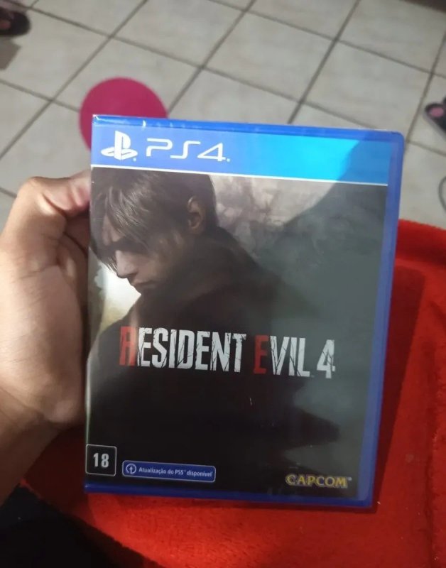 Jogo Resident Evil 4 2023 Ps4 Br Midia Fisica + Frete Grátis
