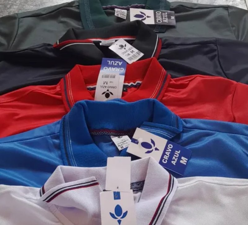 Kit 5 Camisas Camiseta Gola Polo Masculina Premium Basica