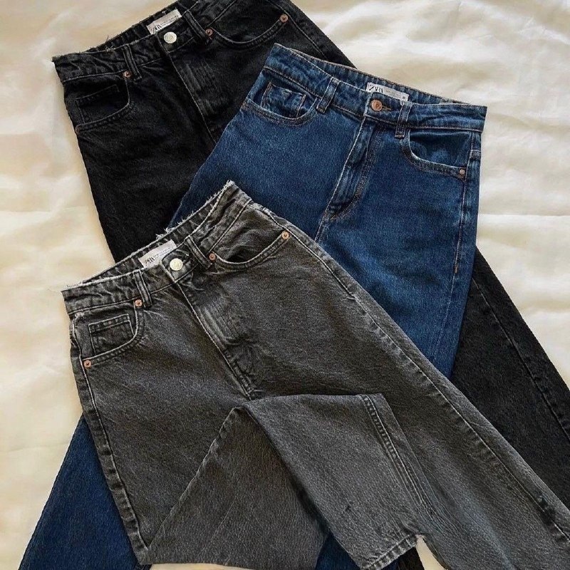 Calça Mom Jeans Feminina Cintura Alta Marmorizada + Frete Grátis