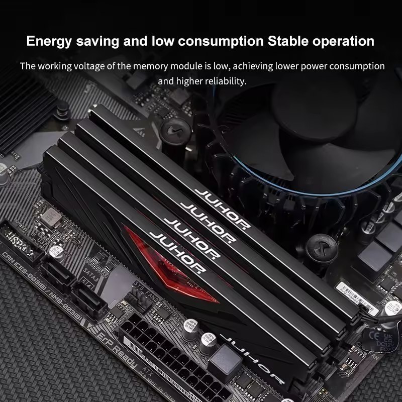 Memória Ram JUHOR Black DDR4 8GB 3200MHz