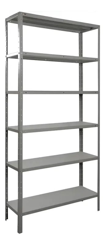 Estante de Aço Galvanizada com 6 Prateleiras – Suporta até 150kg