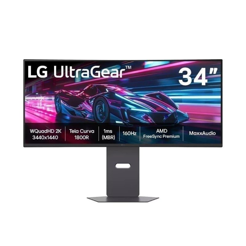 Monitor Gamer LG UltraGear™ Curvo 34G600A-B 34" QuadHD 2K