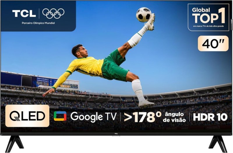 TCL 40 Polegadas HD QLED 40S5K - Google TV WiFi Bluetooth