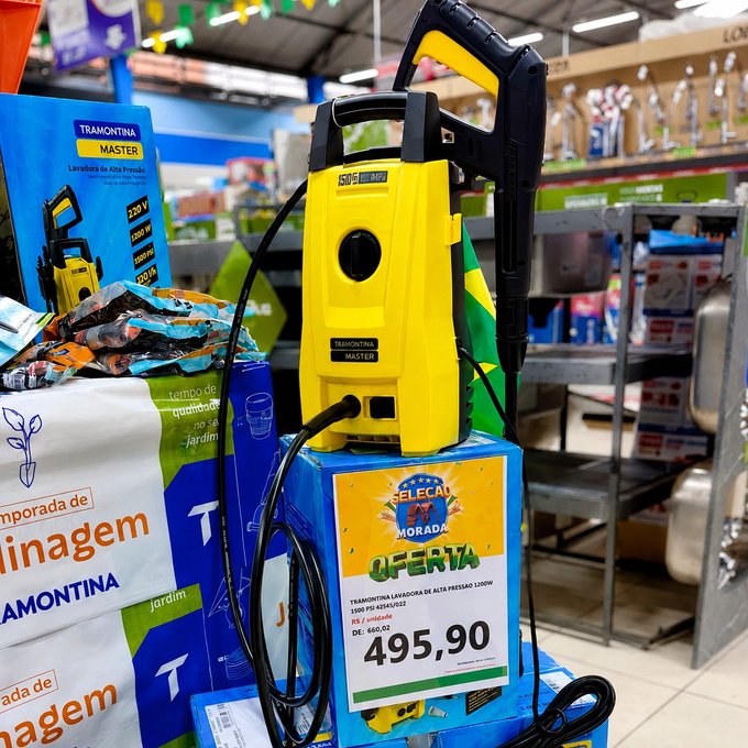 Lavadora de Alta Pressão Tramontina Master 1500psi 1200w + Frete Grátis