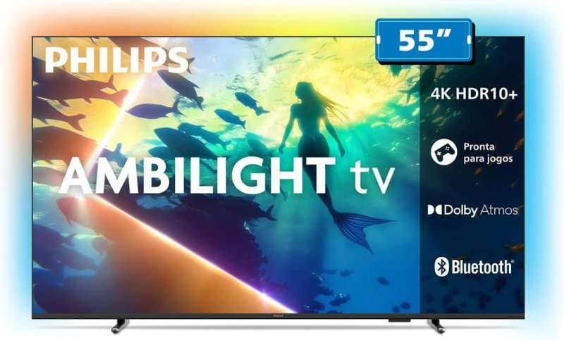 PHILIPS Smart TV Ambilight 55" 4K 55PUG8100/78