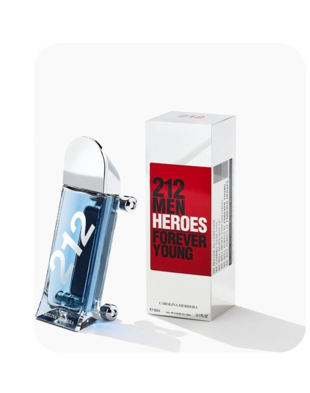 Perfume Carolina Herrera 212 Men Heroes Eau de Toilette 150ml masculino + Frete Grátis