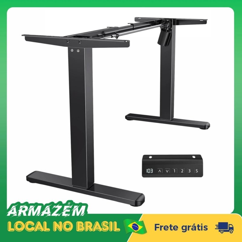 Estrutura de mesa com ajuste elétrico de altura