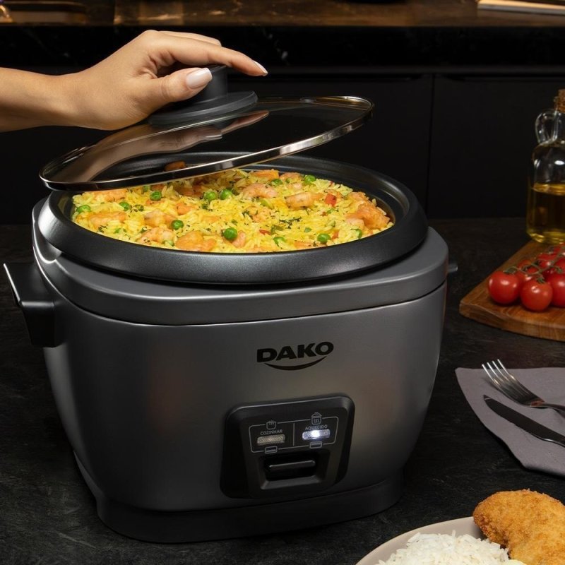 Panela De Arroz Elétrica Dako 700w Com 4 Litros 10 Xícaras (110v)