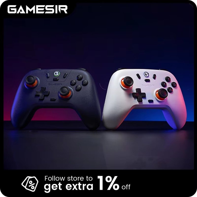 Controle Sem Fio Gamesir T4 Nova Lite, Hall Effect
