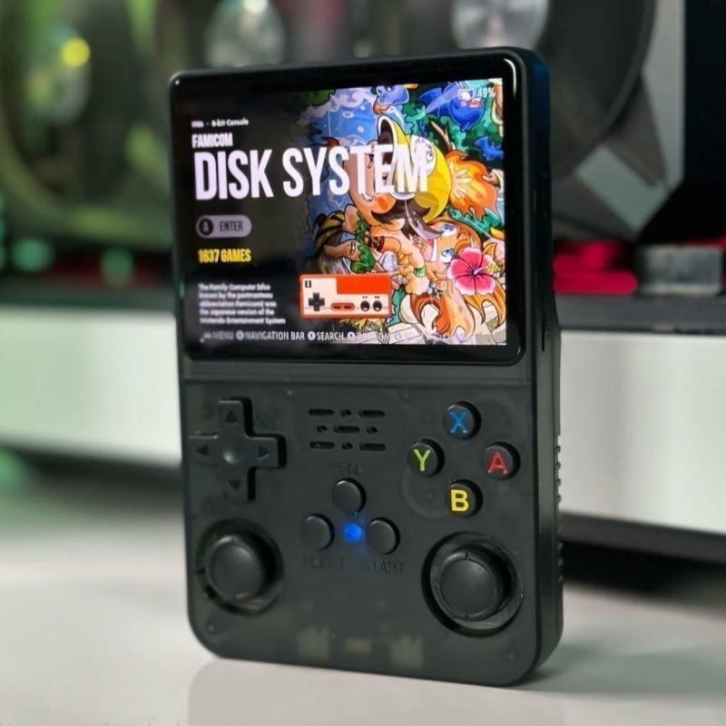 R36S Console Portátil Retrô Tela 3,5 IPS polegadas, 21+ emuladores, 64GB 15000 jogos