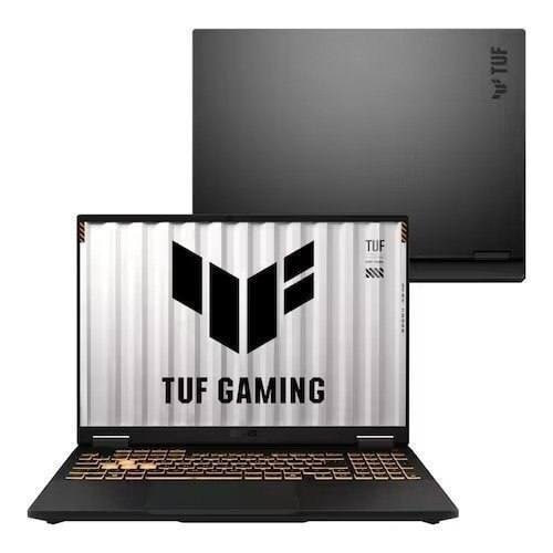Notebook Asus Tuf Gaming F16, Intel Core i5 14a Geração, Nvidia RTX™ 5060, 8GB, 512gb SSD, Keepos, 16" LED Fhd+ Nível Ips, Jaeger Gray