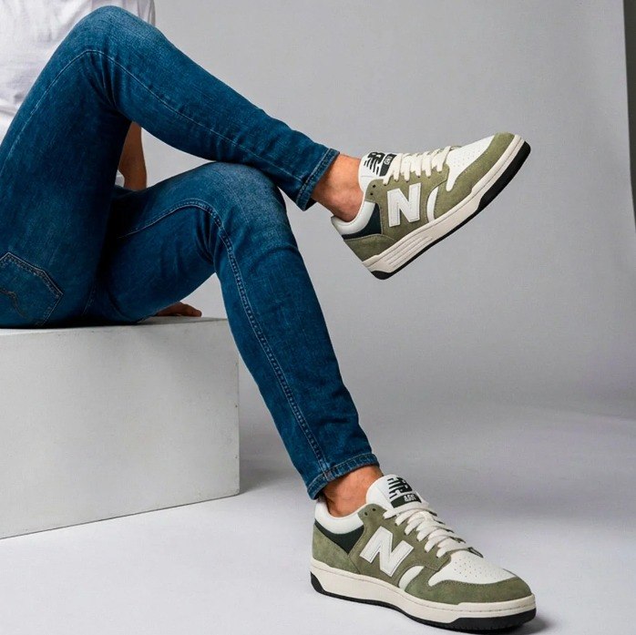 Tênis New Balance Original 480 Low Masculino Urbano Clássico