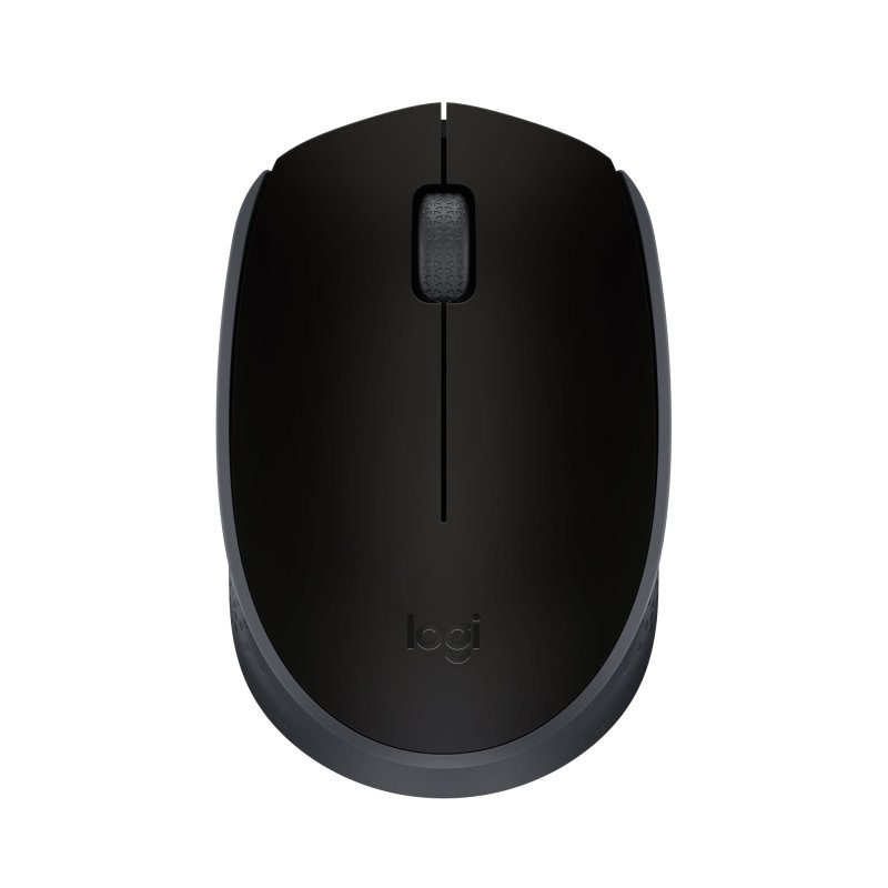 Mouse sem fio Logitech M170 com Design Ambidestro Compacto, Conexão USB e Pilha Inclusa - Preto