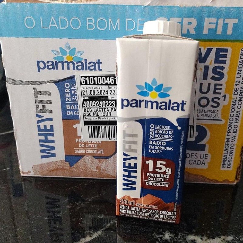 Parmalat Fit Whey 15g de Proteína 250mL – 18 Un.