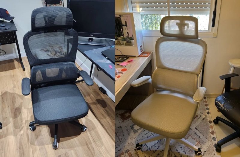 Cadeira Escritório Ergonômica Genebra B500 Luvinco Com Suporte Lombar Estofado Mesh