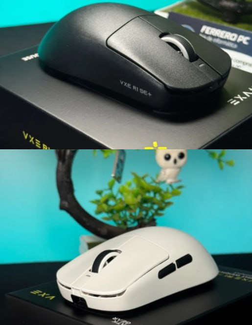 Mouse Sem Fio Dragonfly R1 SE PAW3395SE 500mAh