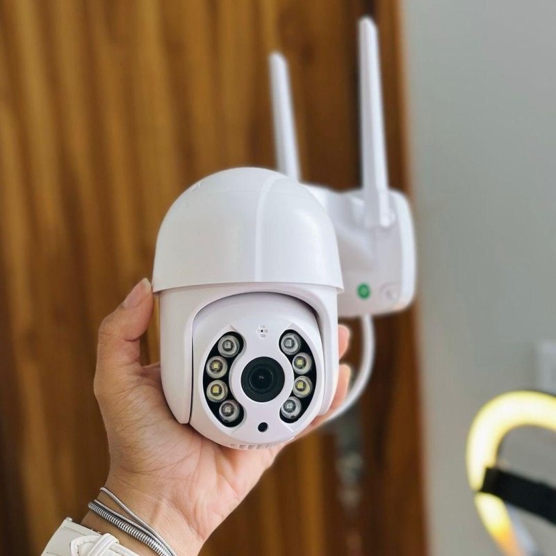 Câmera de Segurança Wifi Ip A8 Icsee Infravermelho Prova d’água