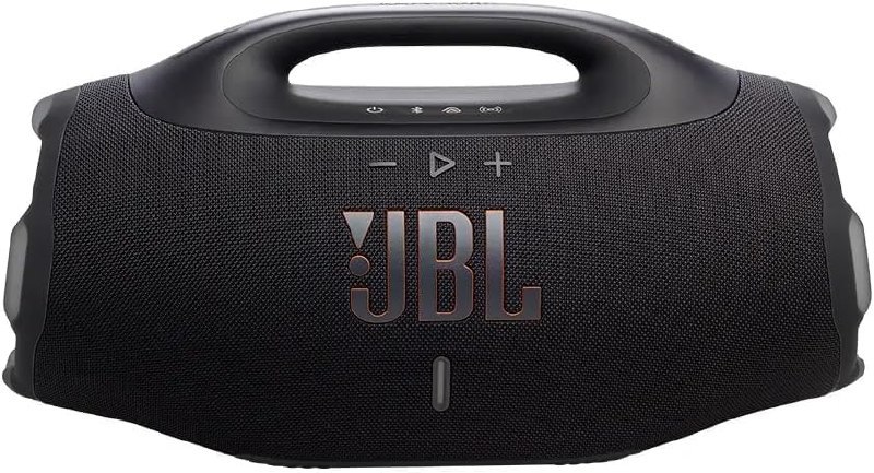 JBL, Caixa de Som, Boombox 4, Bluetooth, Som JBL Pro, AI Sound Boost, Graves Personalizáveis, Bateria de até 34h, IP68, Áudio Lossless Preta