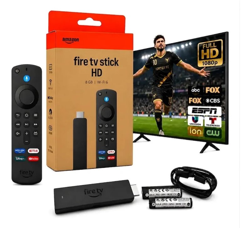 Amazon Fire TV Stick Full HD com Alexa e Controle por Voz