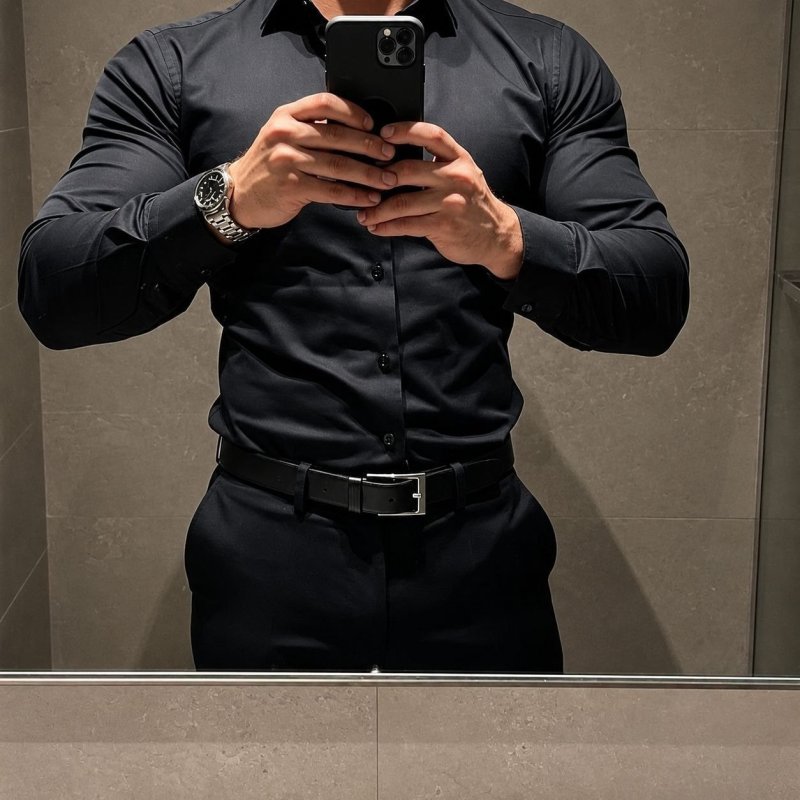 Camisa Social Manga Longa Slim Fit Masculina Clássica + Frete Grátis