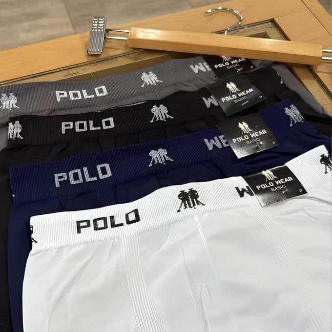 Kit 6 Cuecas Boxer Polo Wear Microfibra Sem Costura Original