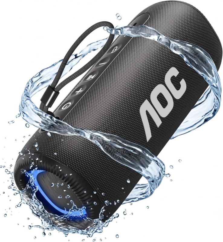 AOC ACS5311 Caixas de Som Portáteis Bluetooth 37W, IP67 à Prova D'água