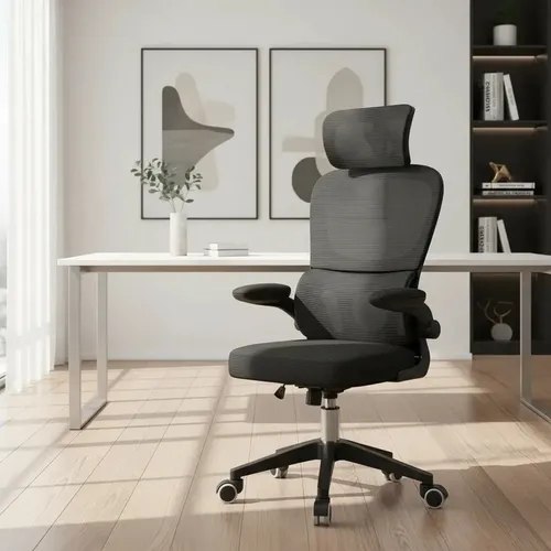 Cadeira Escritório Ergonômica Giratória com Apoio Lombar da Python Fly